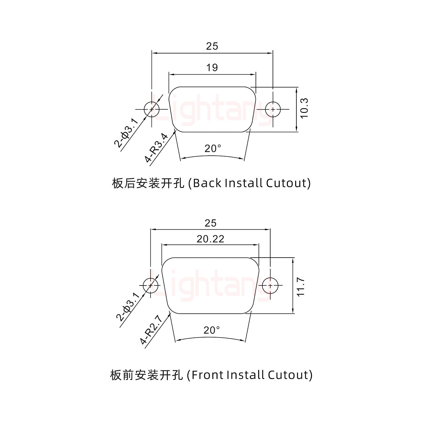 5W1母壓線式/配螺絲螺母/大電流40A