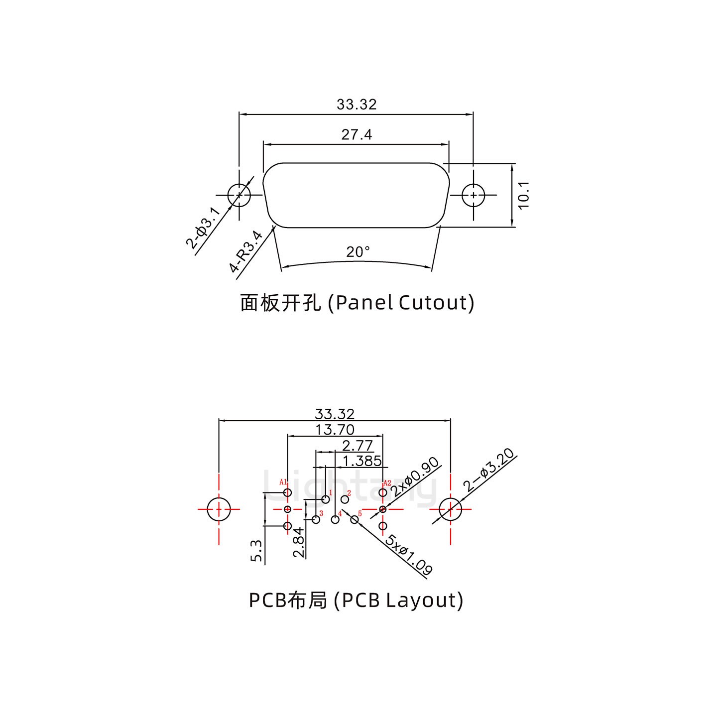防水7W2公直插板/鉚魚(yú)叉/鎖螺絲/射頻同軸50歐姆