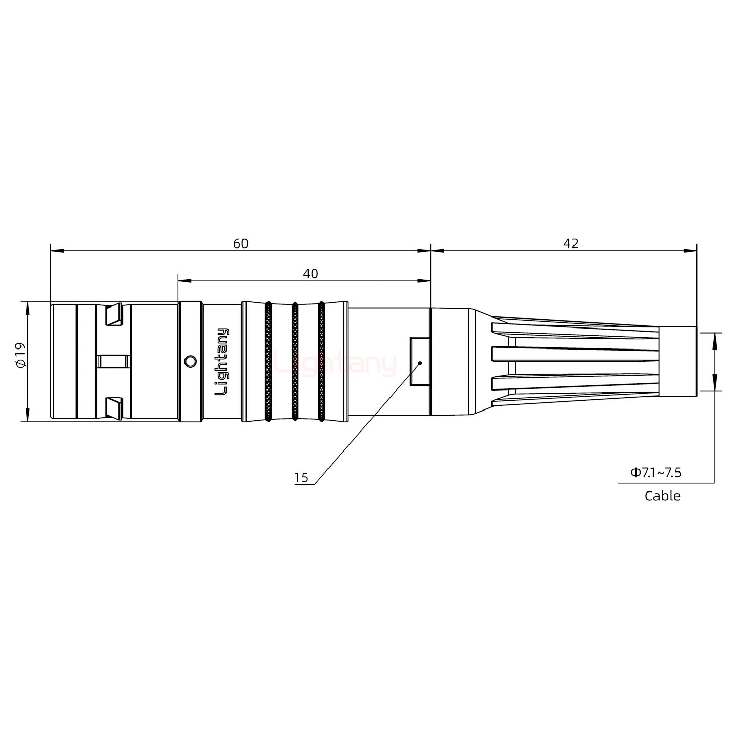 FGG.3K.024.CLAC75Z推拉自鎖帶護(hù)套直式插頭