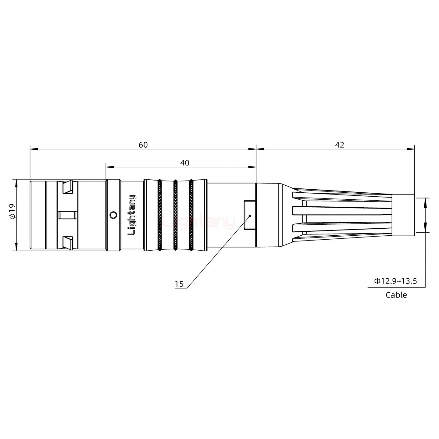 FGG.3K.026.CLAK13Z推拉自鎖帶護套直式插頭